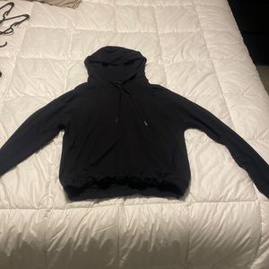 Black LULULEMON Hoodie w/ Crossover Open Back